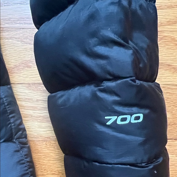 The North Face Quilted Black Jacket 700 down jacket - Picture 3 of 5